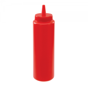 Squeeze Bottle, 8oz, Red