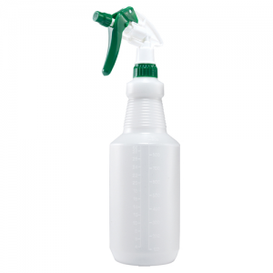 Spray Bottle, 28oz, Green/White Sprayer