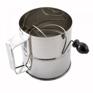 Flour Sifter, 8-Cup, Stainless Steel