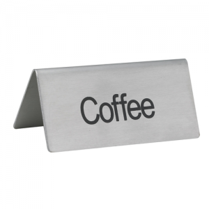 Tent Sign, 3", "Coffee"