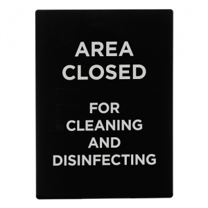 Stanchion Sign, "Area Closed"