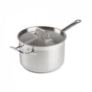 Sauce pan, 7½qt, with Lid, Stainless Steel