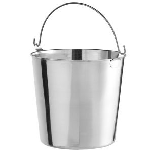 Utility Pail, 13qt, Stainless Steel