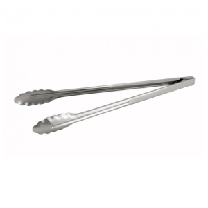 Tongs, Utility, 16", Stainless Steel